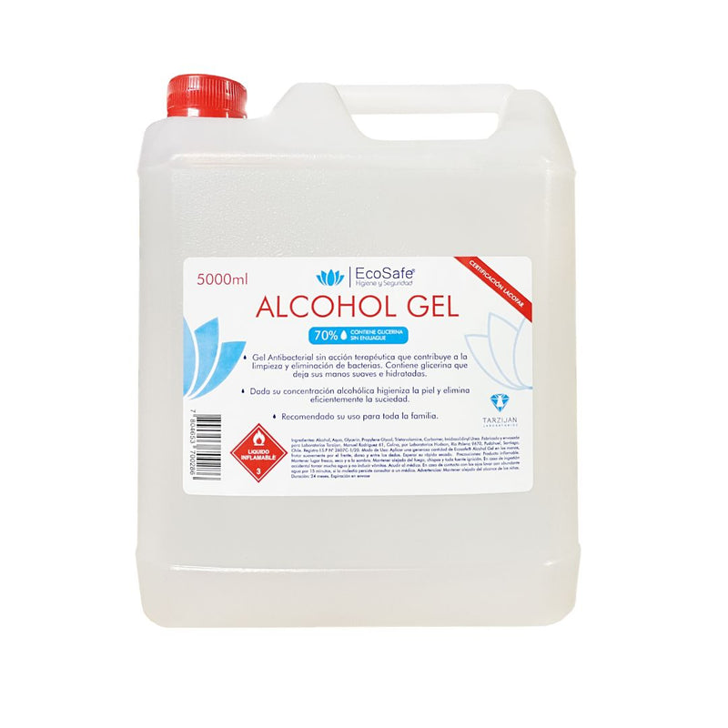 Alcohol Gel Ecosafe 5 Lt Hogar Tarzijan 