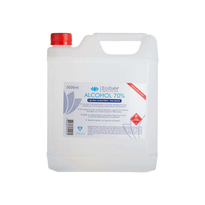 Alcohol Líquido 70% Ecosafe 5 Lt Empresas Tarzijan 
