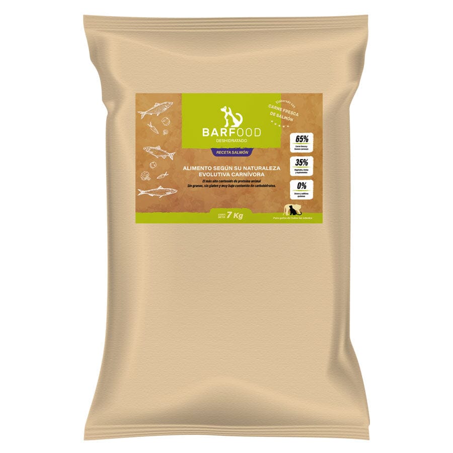 Alimento Gatos Barfood Salmon 7 Kg
