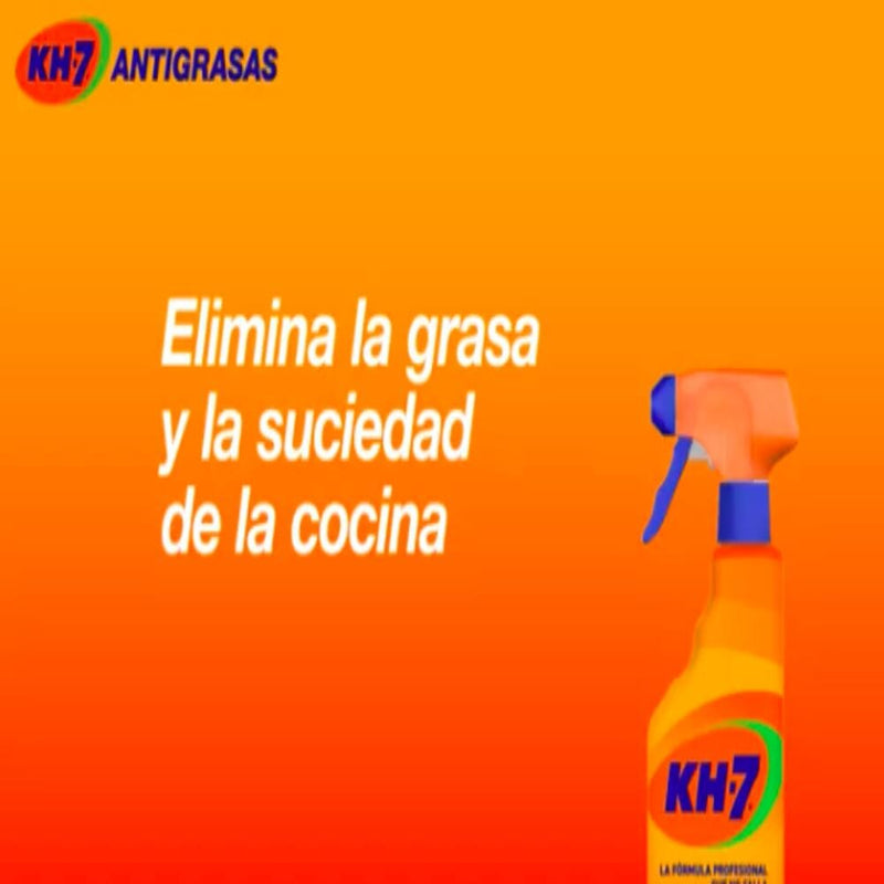 Antigrasa Gatillo KH7 750 ml + Esponja Scrub Mommy Hogar Tressa 