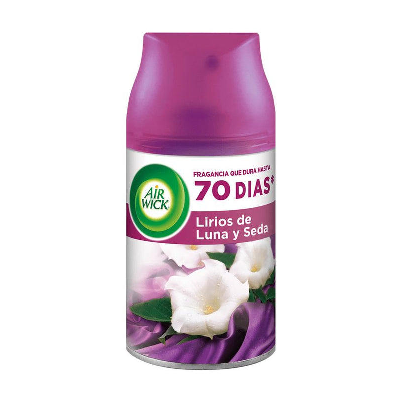 Aromatizantes de Ambientes Automaticos Lirios de Luna y Seda 250 ml Hogar RB 