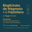 Bisglicinato de Magnesio + L-Triptófano Vegano Biostream 120 Cápsulas Suplementos Alimenticios Biostream 