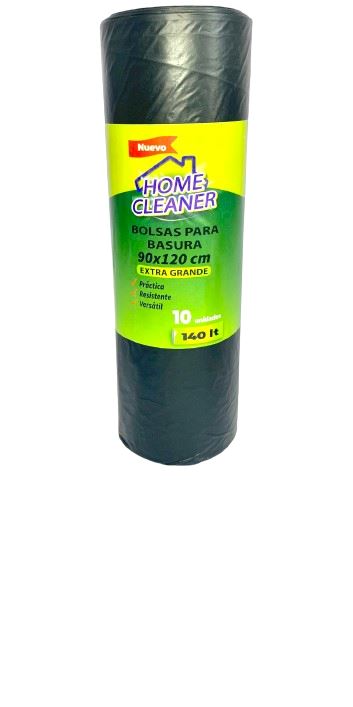 Bolsa de Basura Extra Grande 90 x 120 Home Cleaner 10 Un Hogar Home Cleaner 