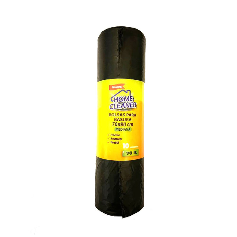 Bolsa de Basura Mediana 70 x 90 Home Cleaner 10 Un Hogar Home Cleaner 