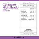 Colágeno Hidrolizado 120 Cápsulas Biostream 500 mg Suplementos Alimenticios Biostream 