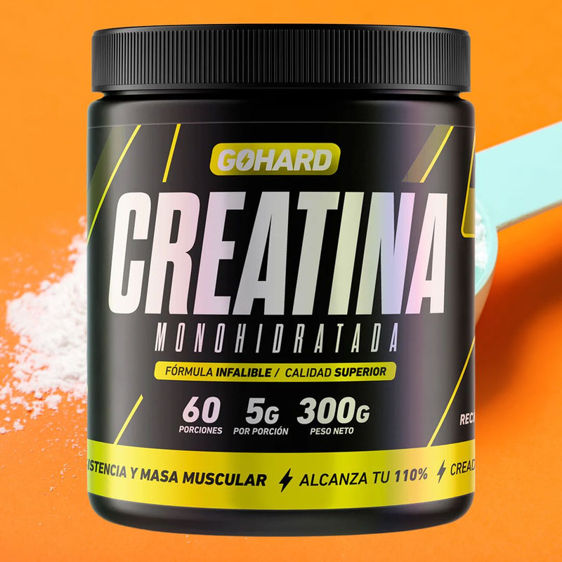 Creatina Monohidratada Gohard 300 gr Suplementos Alimenticios Gohard 