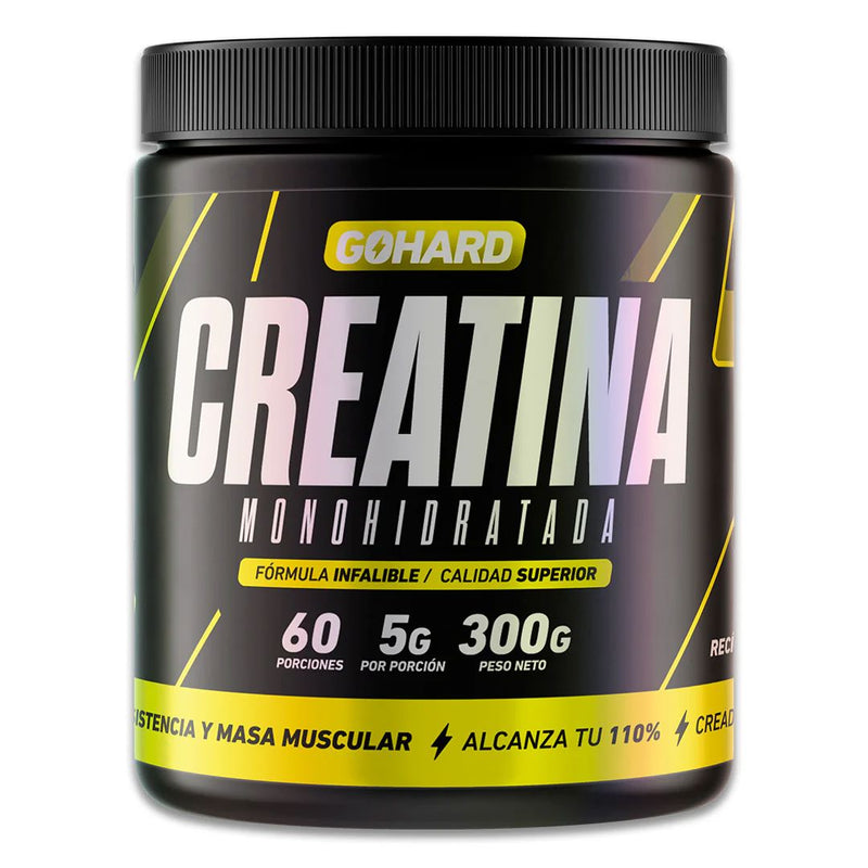 Creatina Monohidratada Gohard 300 gr Suplementos Alimenticios Gohard 