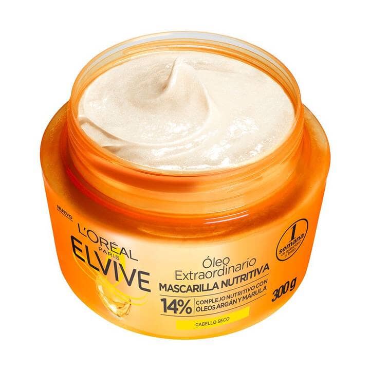 Crema Mascarilla Nutritiva Cabello Seco Óleo Elvive 300 Ml Higiene Personal Casanova 