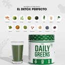 Daily Greens Detox + 14 Cepas De Probióticos Fuel Nutrition Suplementos Alimenticios Lokal 