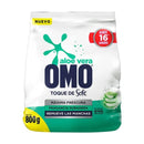 Detergente en Polvo con Toque Soft Aloe Vera Omo 800 gr Hogar Casanova 
