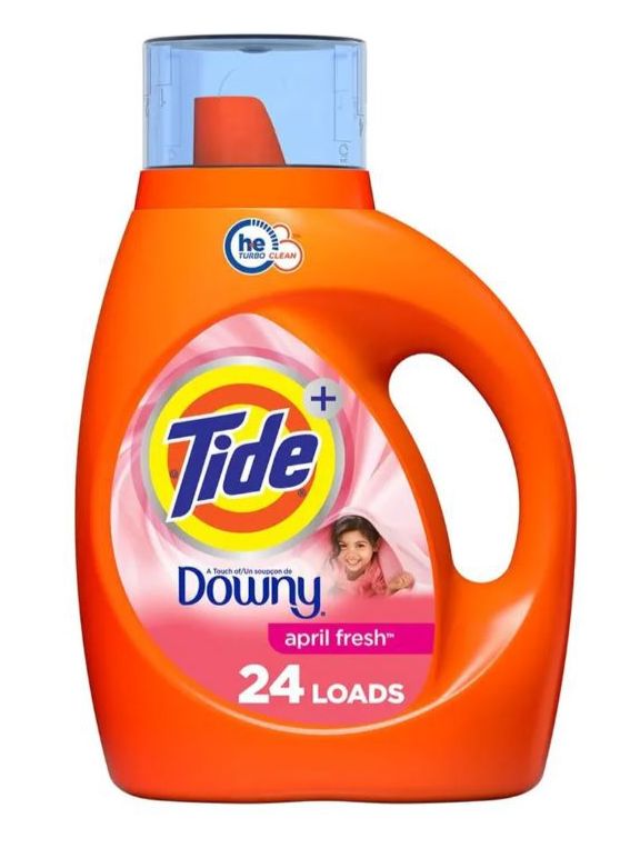 Detergente Liquido Concentrado April Fresh con Toque Downy Tide 1 Lt Lavado Ropa dank 