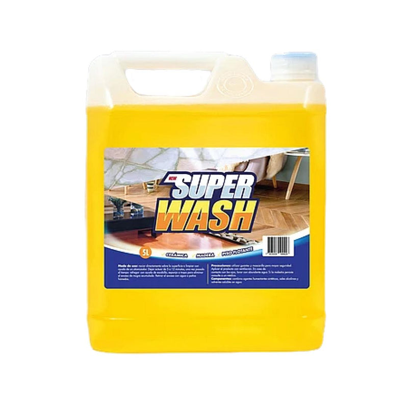 Limpiador de pisos SuperWash 5 lt Hogar mundolimpio.cl 