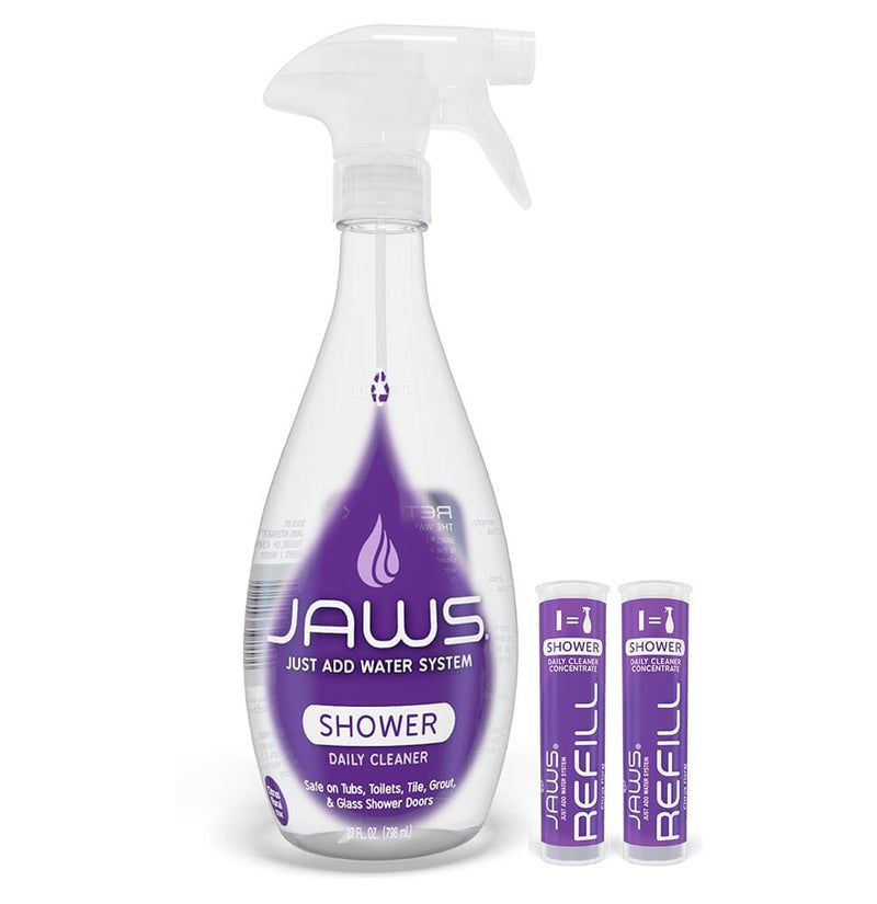 Limpiador Diario Ducha Jaws 2x739 ml + Paño Microfibras Vileda Hogar Jaws 