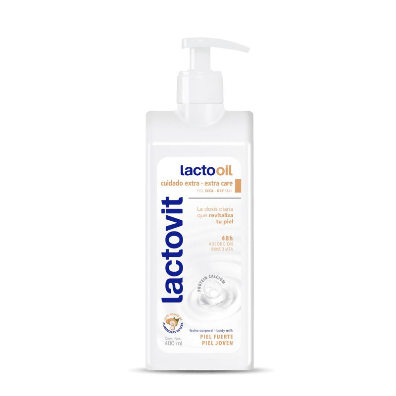 Loción Corporal Cuidado Extra Piel Seca Lactooil Lactovit 400 ml Higiene Personal dank 