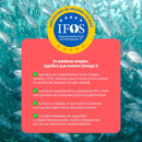 Omega 3 90 Cápsulas Blandas Biostream 1000 mg EPA + DHA Suplementos Alimenticios Biostream 