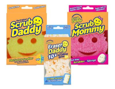 Pack Scrub Daddy + Mommy + Eraser Hogar Caso 