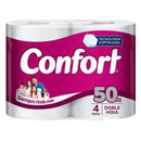 Papel Higienico Doble Hoja 50 mts Confort 4 Un Hogar Casanova 