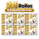 Papel Higiénico Scott Premium Triple Hoja 40 Metros 24 un Hogar Casanova 