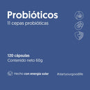 Probióticos 11 Cepas 6 Billones UFC Biostream 120 Cápsulas Suplementos Alimenticios Biostream 