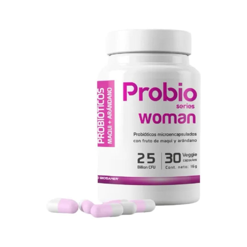 Probióticos + Berries Woman Probioseries 30 Cápsulas Suplementos Alimenticios Lokal 