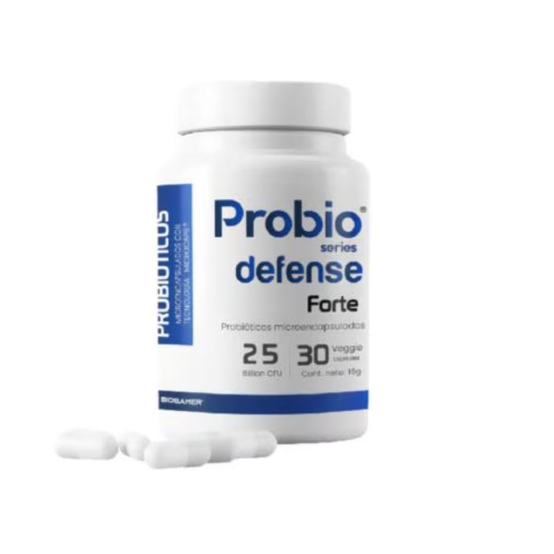 Probióticos Defense Forte Probioseries 30 Cápsulas Suplementos Alimenticios Lokal 