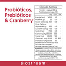 Probióticos Prebióticos & Cranberry 120 Cápsulas Biostream Suplementos Alimenticios Biostream 