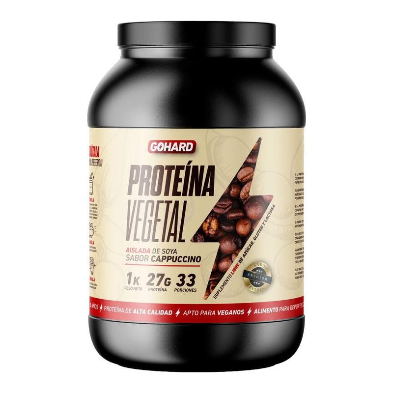 Proteina Vegetal Cappuccino Gohard 1 Kg Suplementos Alimenticios Lokal 
