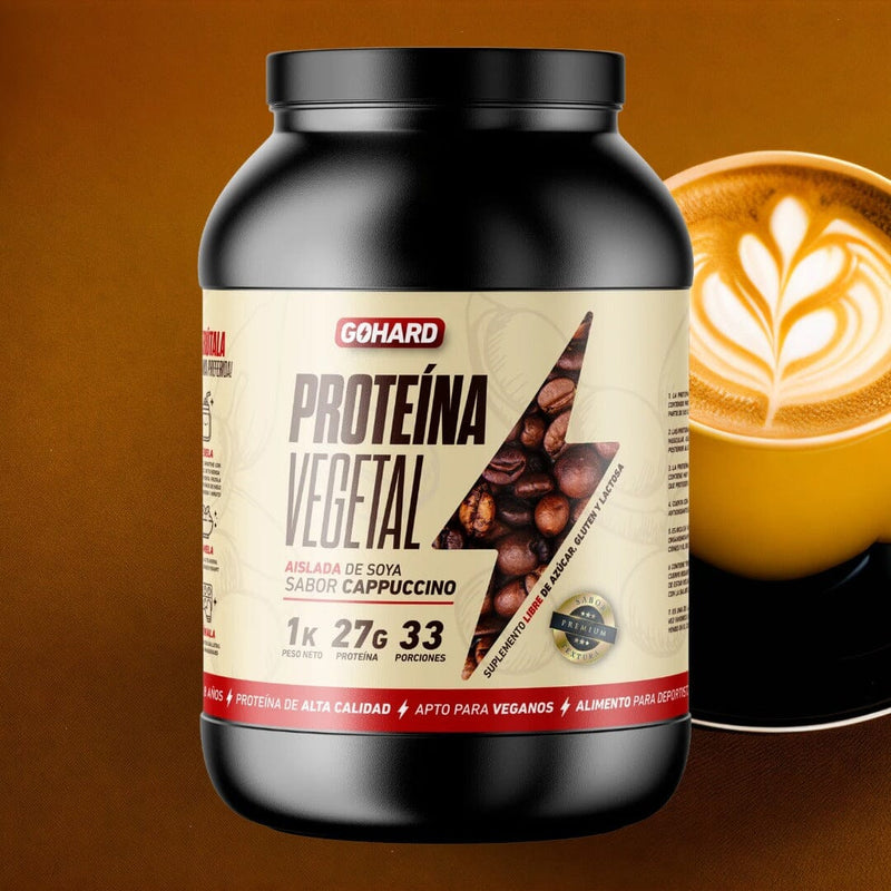Proteina Vegetal Cappuccino Gohard 1 Kg Suplementos Alimenticios Lokal 