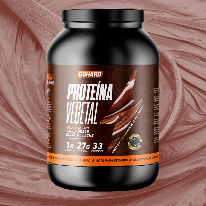Proteina Vegetal Dulce de Leche Gohard 1 Kg Suplementos Alimenticios Gohard 