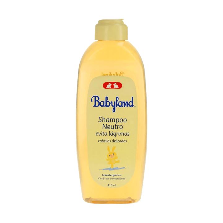 Shampoo Neutro Cabellos Delicados Babyland 410 ml Hogar Casanova 