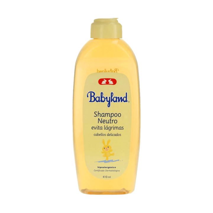 Shampoo Neutro Cabellos Delicados Babyland 410 ml Hogar Casanova 