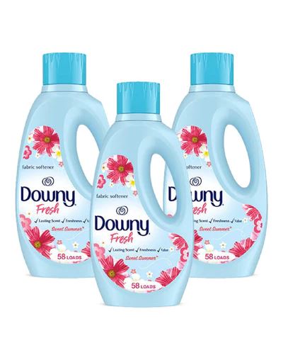 Suavizante Fresh Sweet Summer Downy 3 x 1.48 Lt Hogar HBC 