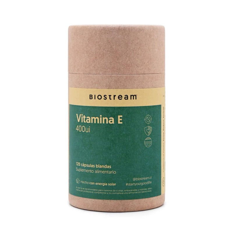 Vitamina E Biostream 120 Capsulas Suplementos Alimenticios Biostream 