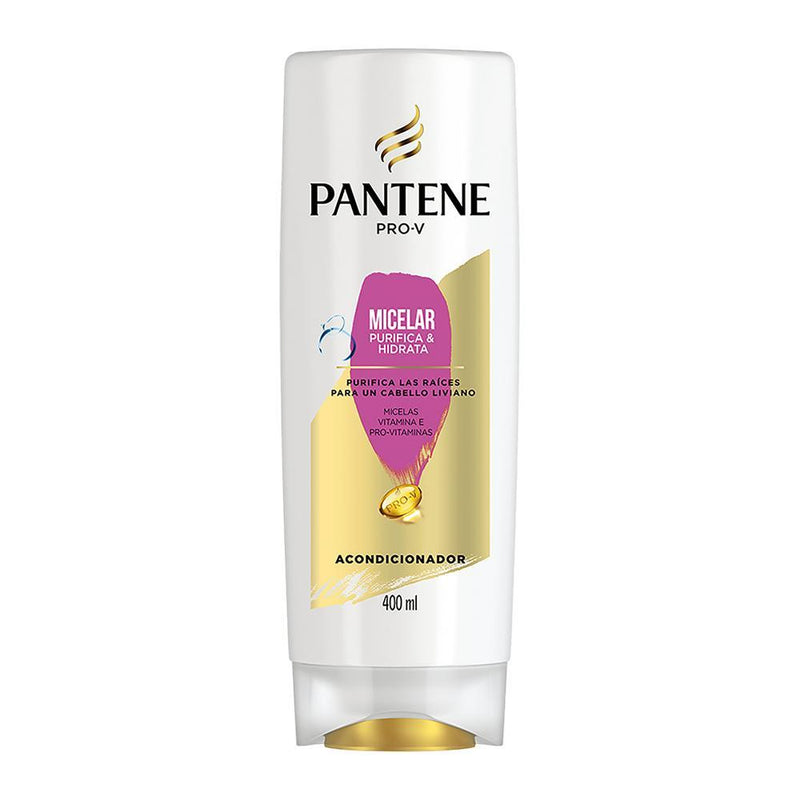 Acondicionador Micelar Purifica Pantene 400ml Higiene Personal Mundo Limpio 