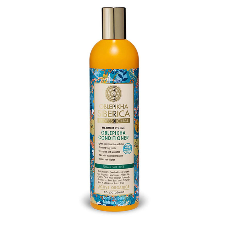 Acondicionador Todo Tipo Cabello Espino Amarillo Natura Siberica 400 ml Higiene Personal mundolimpio.cl 