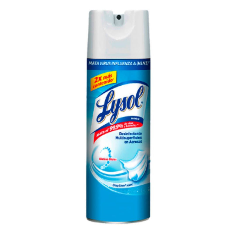 Aerosol Crisp Linen Size Lysol 540 gr Hogar Mundo Limpio 