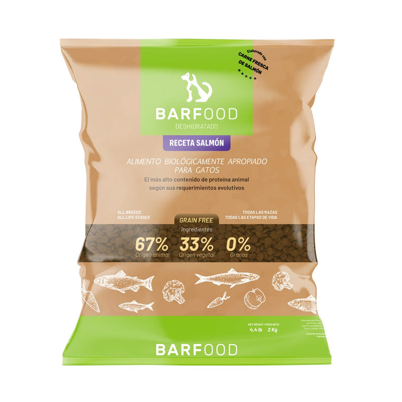 Alimento Gatos Barfood Salmon 2 Kg Mascotas mundolimpio.cl 