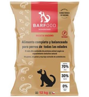 Alimento Perros Barfood Vacuno 12 Kg Mascotas mundolimpio.cl 