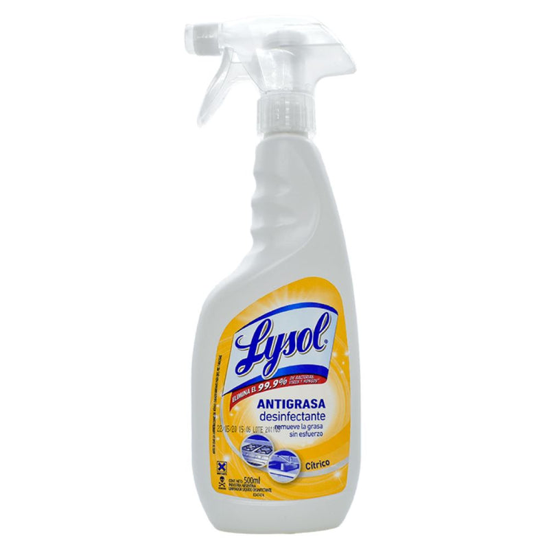 Antigrasa Gatillo Lysol 500 ml Hogar Mundo Limpio 
