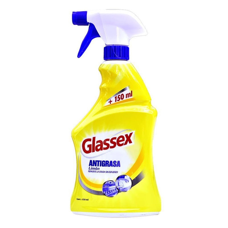 Antigrasa Limon Gatillo Glassex 0,65 Lt Hogar Mundo Limpio 