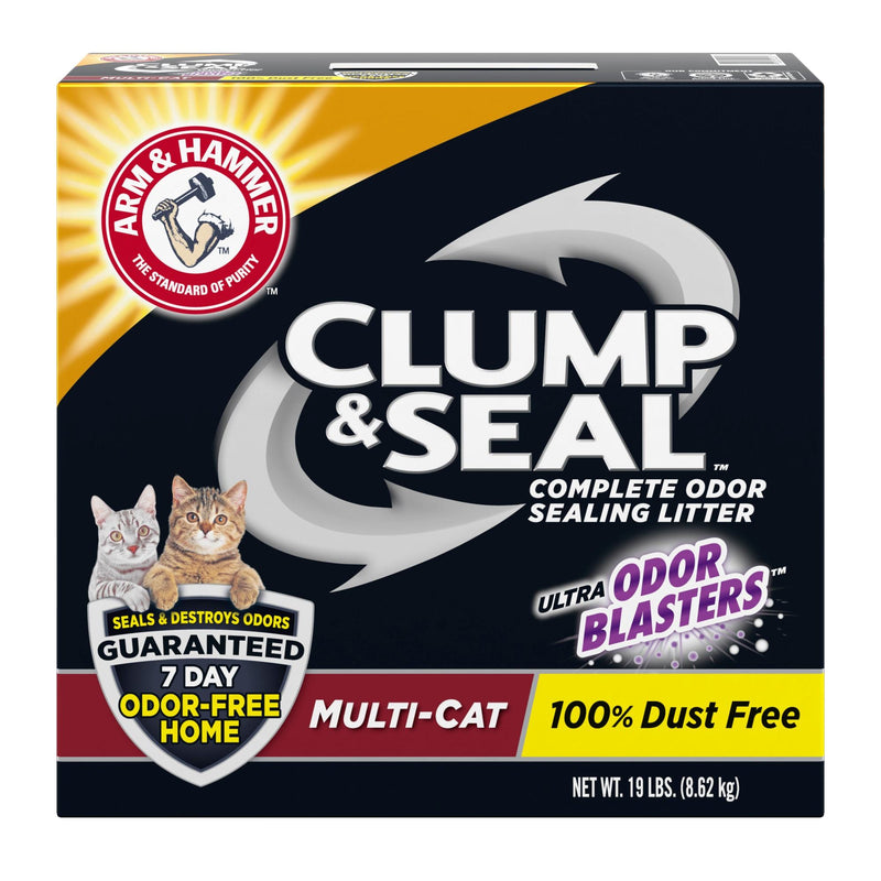 Arena Sanitaria para Gatos Clump&Seal Arm&Hammer 6.35 Kg Mascotas mundolimpio.cl 