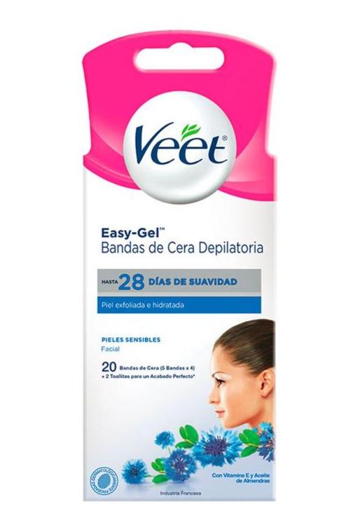 Banda Facial Easy - Gelwax Sensible Veet 20 Un Higiene Personal mundolimpio.cl 