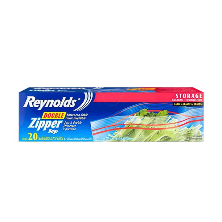 Bolsas con Cremallera Doble Grandes Reynolds 20 Un Hogar HBC 