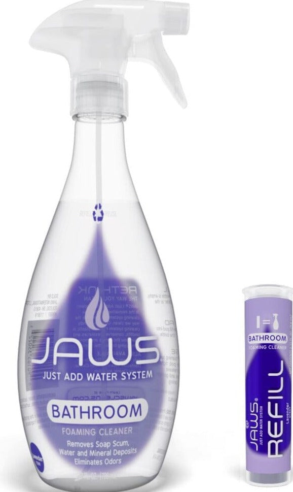 Botella + 1 Refill Limpiador Baño Espuma Jaws 739 ml Hogar Jaws 