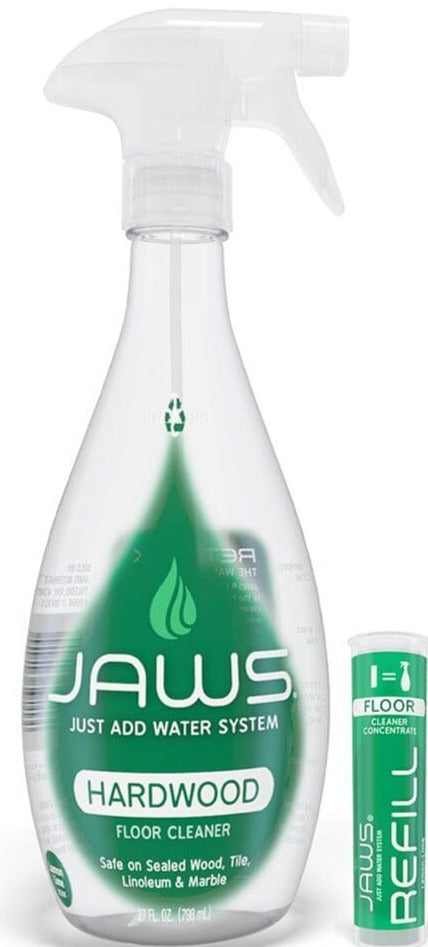 Botella + 1 Refill Limpiador de Pisos de Madera Jaws 739 ml Hogar Jaws 