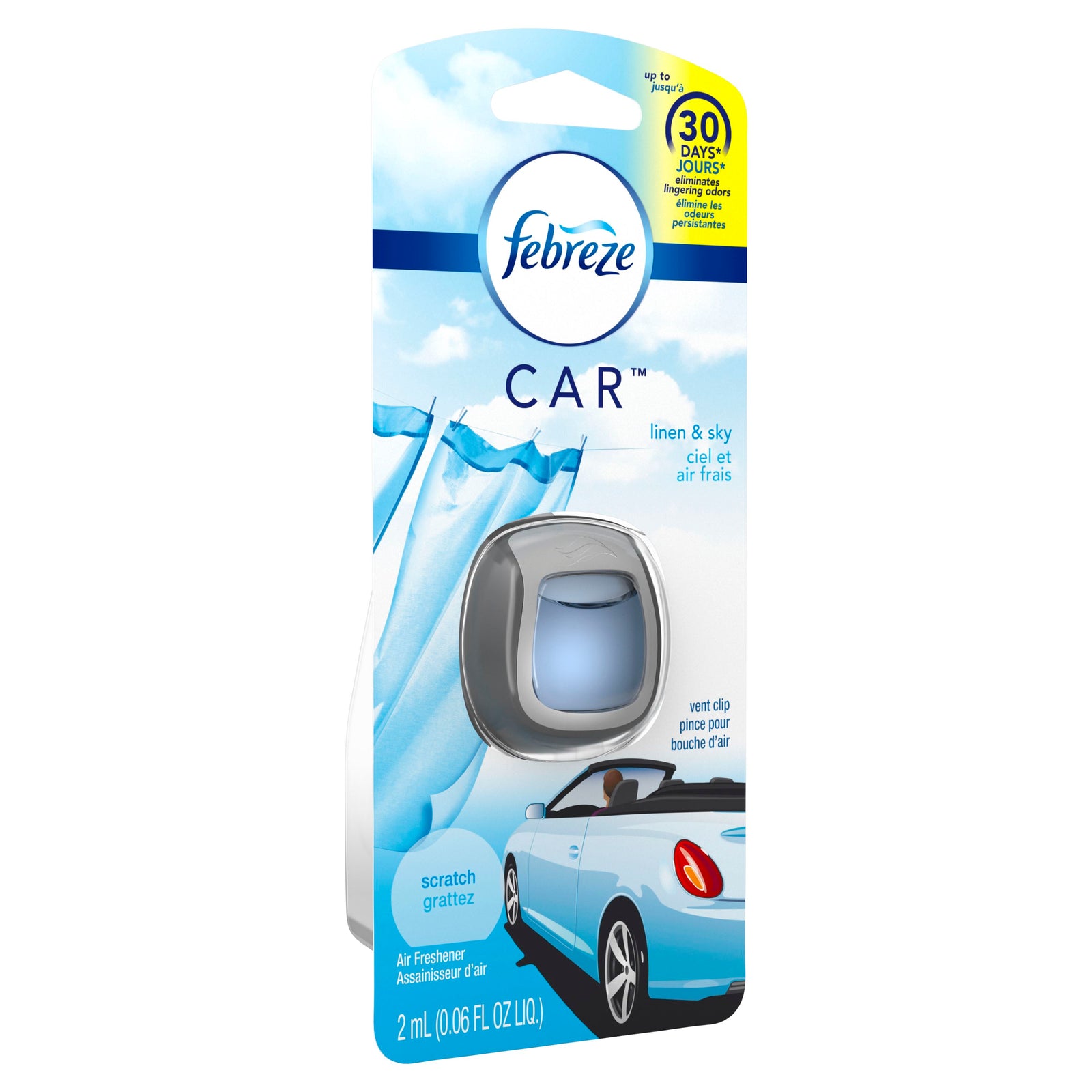 Cars Linen & Sky 1 Clip Febreze 1 Clip