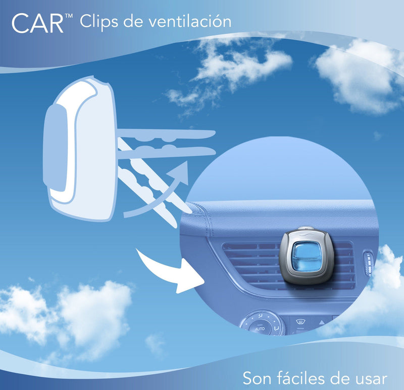 Cars Morning & Dew 1 Clip Febreze 1 Clip Hogar Mundo Limpio 