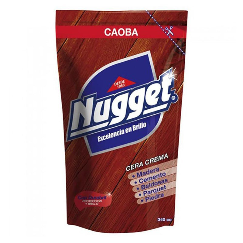 Cera Crema DoyPack Caoba Nugget 340 gr Hogar Mundo Limpio 