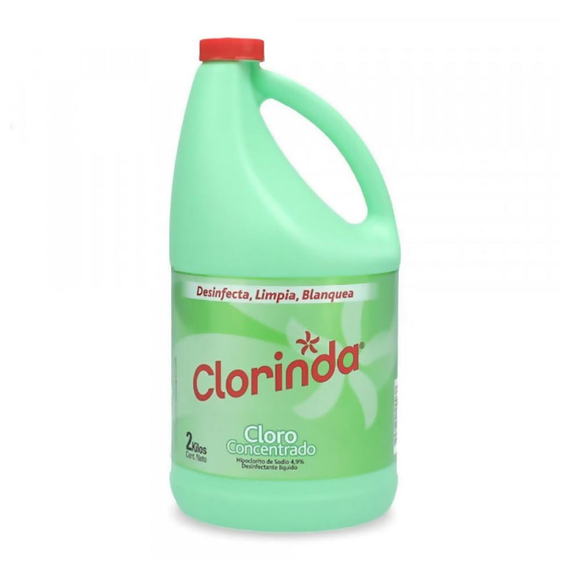 Cloro MultiSuperficies Tradicional Clorinda 2 Lt Hogar Mundo Limpio 