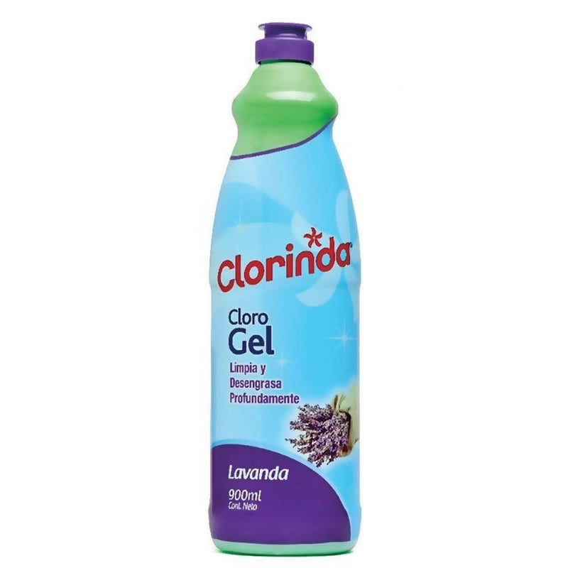 Clorogel Lavanda Clorinda 0,9 Lt Hogar Mundo Limpio 